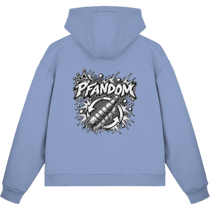 PFANDOM BASiCS - Felpa boxcut con zip