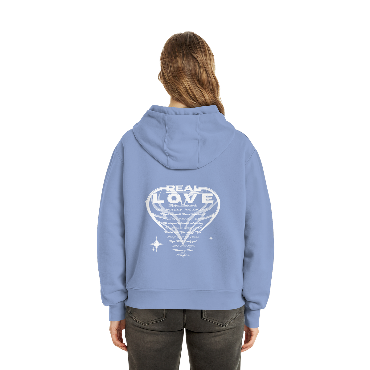 The REAL LOVE BASiCS - Fluffy Boxcut Zipper