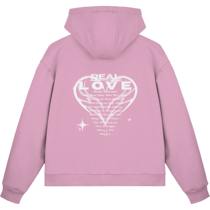 The REAL LOVE BASiCS - Fluffy Boxcut Zipper