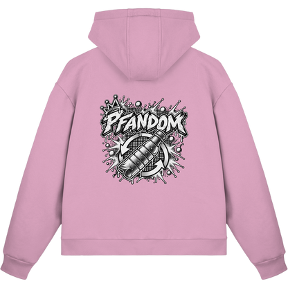 PFANDOM BASiCS - Felpa boxcut con zip