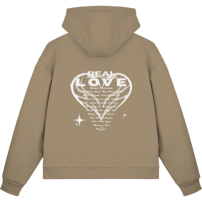 The REAL LOVE BASiCS - Fluffy Boxcut Zipper