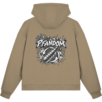 PFANDOM BASiCS - Felpa boxcut con zip