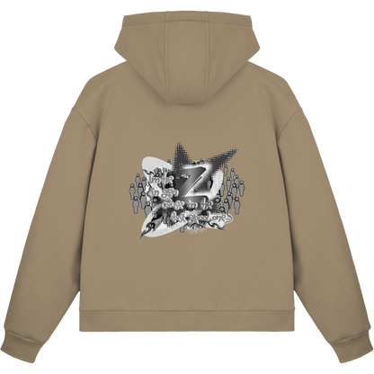 The Rebellion Z BASiCS - Felpa con zip Boxcut