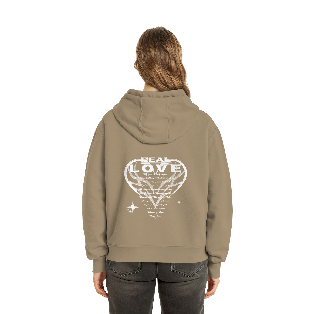 The REAL LOVE BASiCS - Fluffy Boxcut Zipper