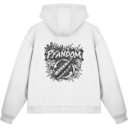 PFANDOM BASiCS - Felpa boxcut con zip