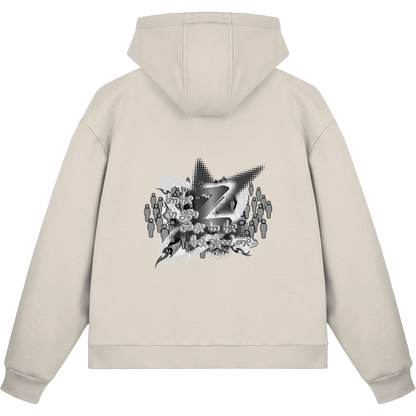 The Rebellion Z BASiCS - Felpa con zip Boxcut