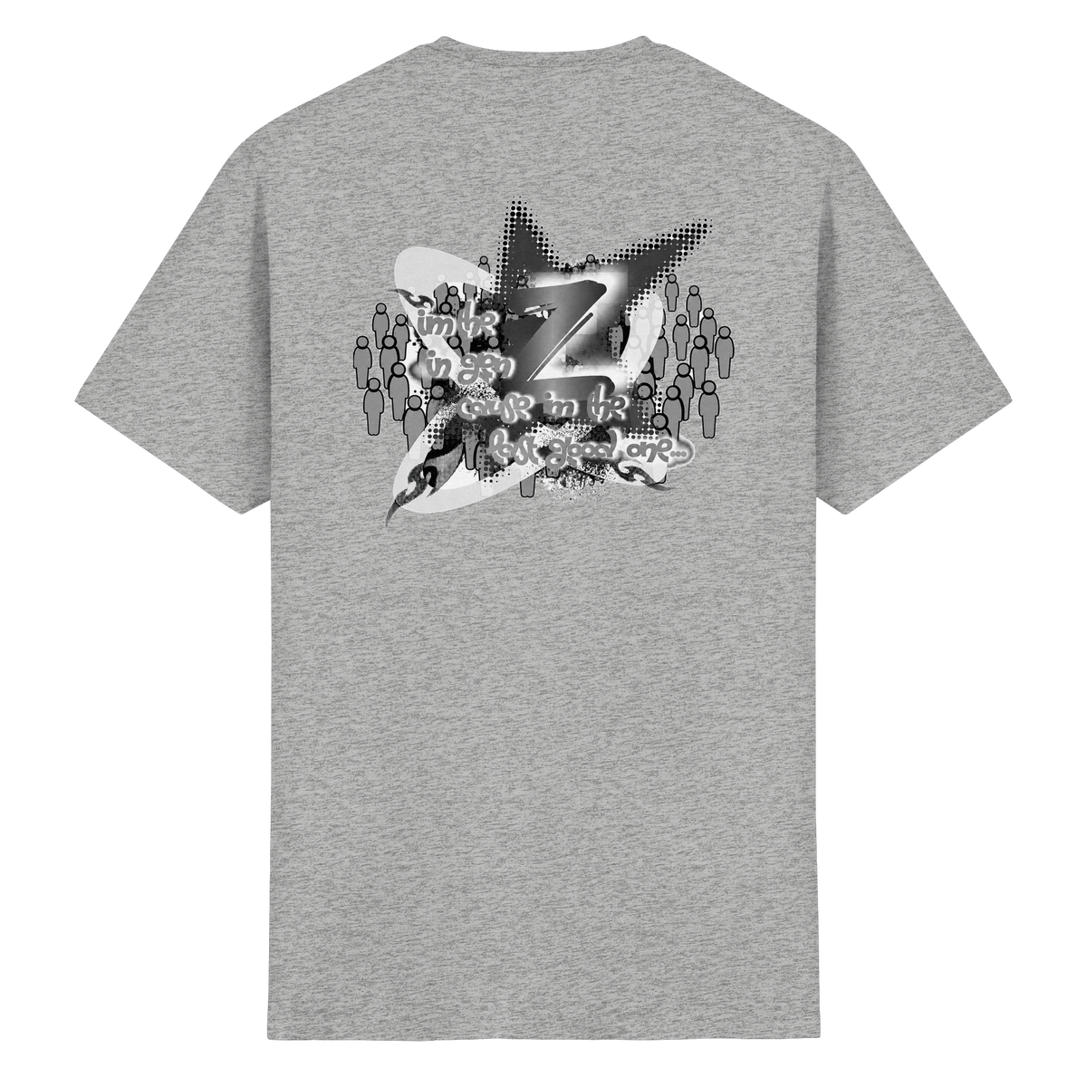 The Rebellion Z BASiC - T-shirt in cotone pesante