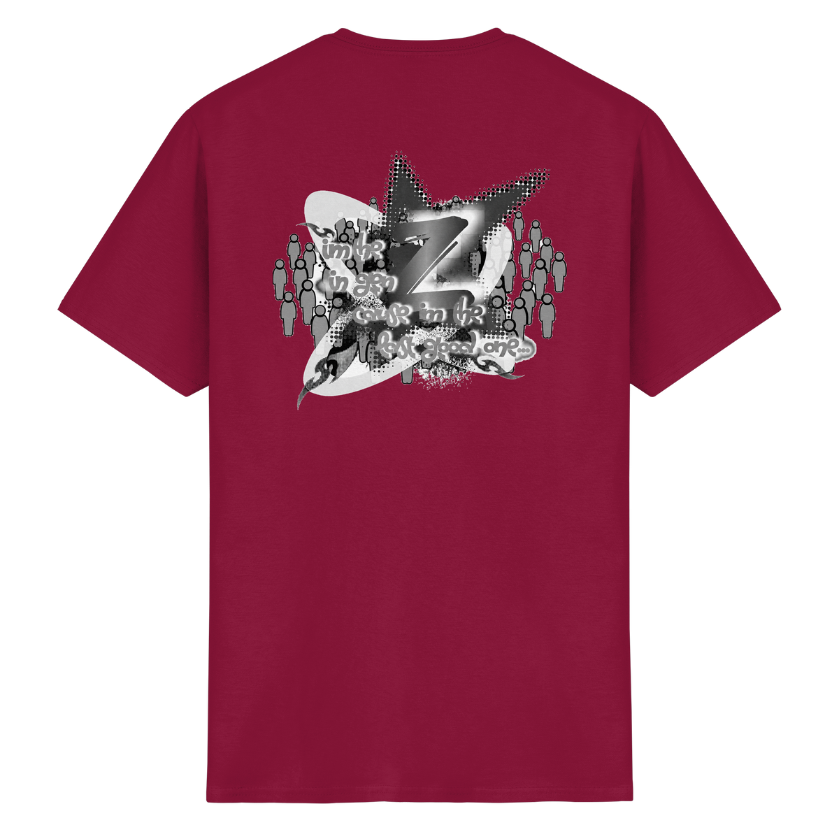 The Rebellion Z BASiC - T-shirt in cotone pesante