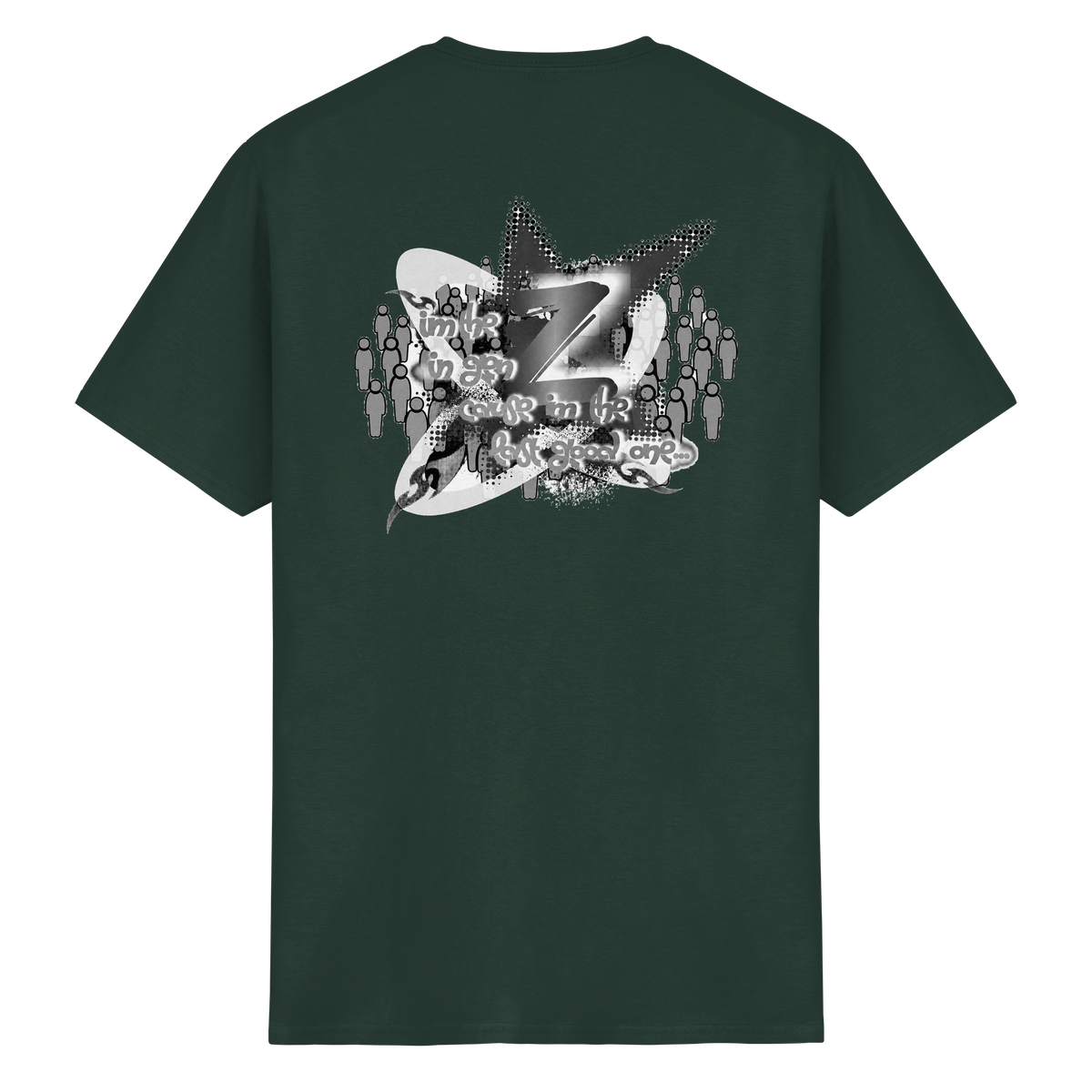 The Rebellion Z BASiC - T-shirt in cotone pesante