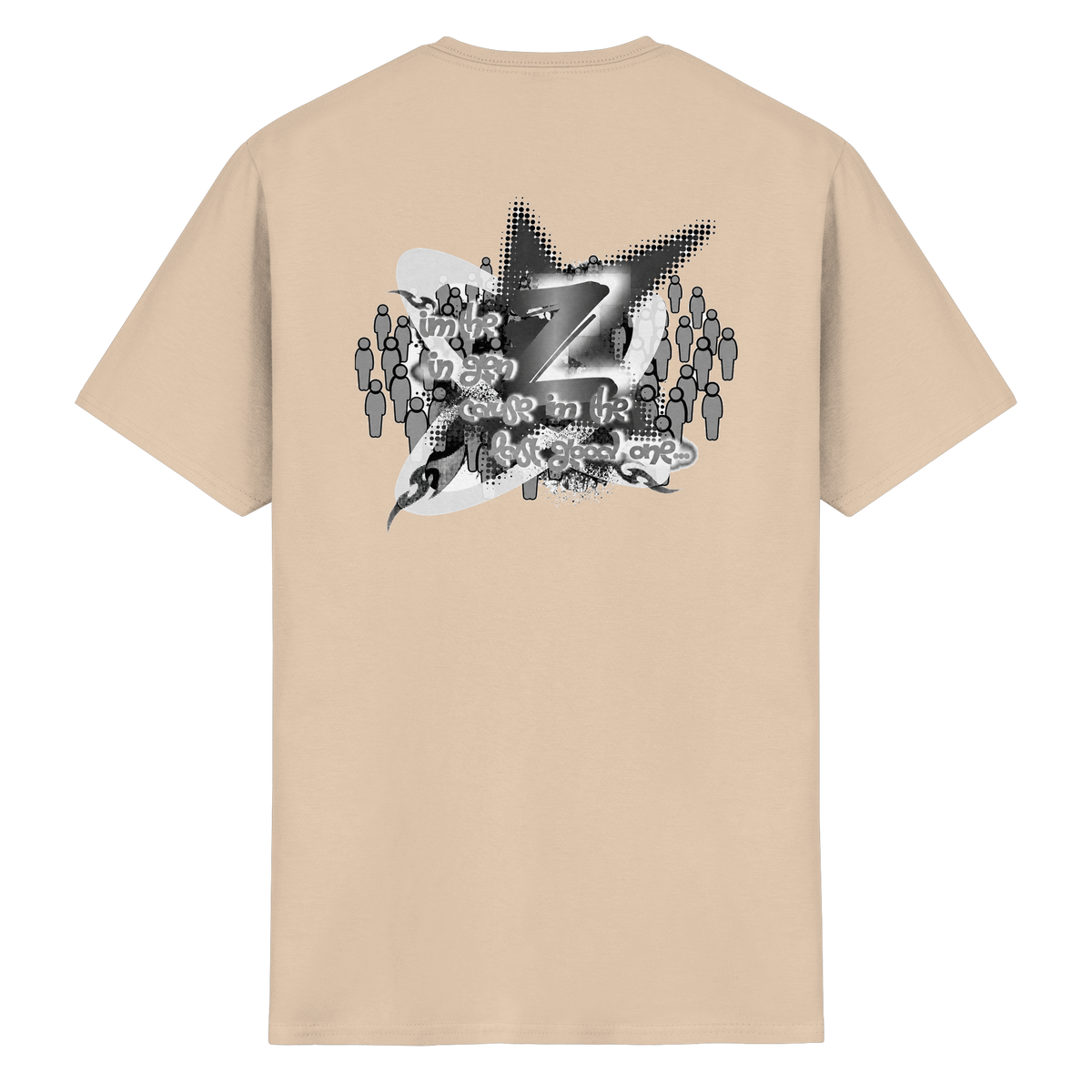The Rebellion Z BASiC - T-shirt in cotone pesante