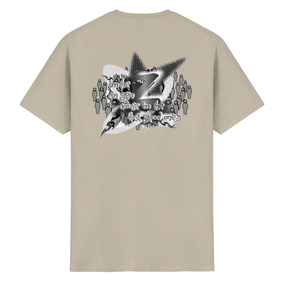 The Rebellion Z BASiC - T-shirt in cotone pesante