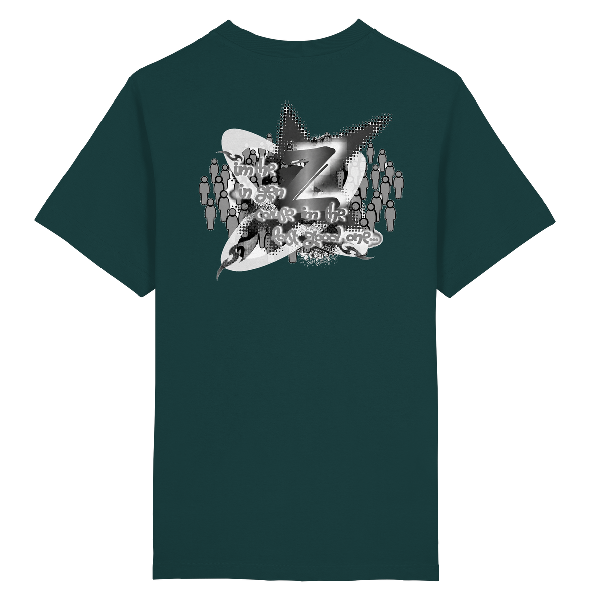 The Rebellion Z BASiCS - T-shirt oversize pesante in cotone biologico