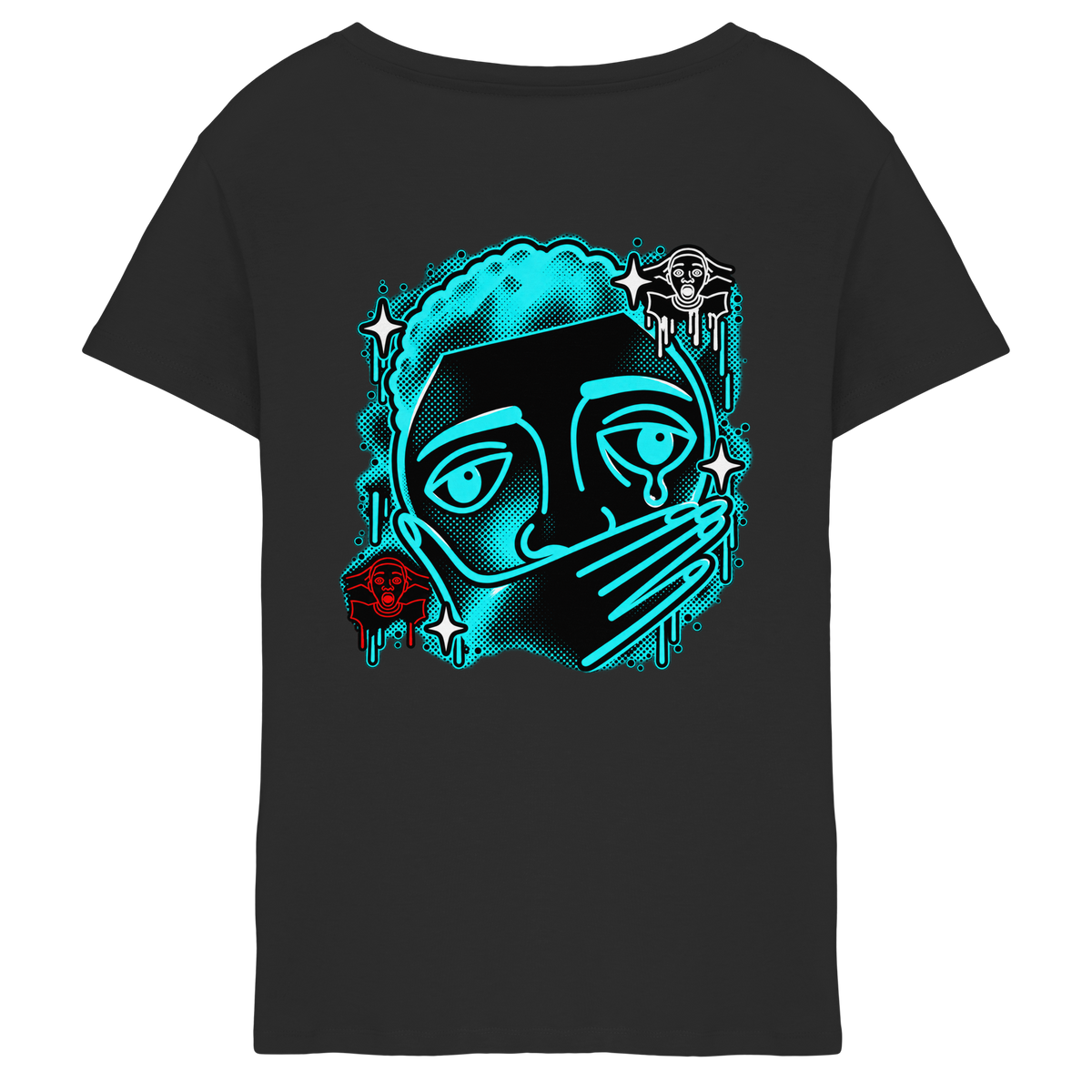 The Meme - T-shirt da donna con scollo a V