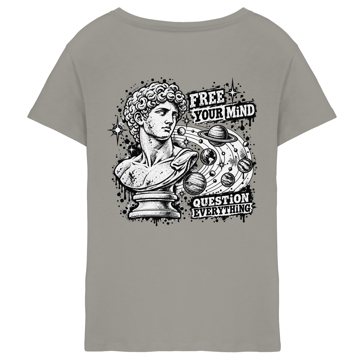 The Philosopher - Maglietta da donna con scollo a V