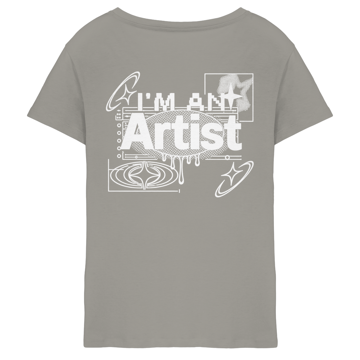 The Artist BASiCS - Kadın V Yaka Tişört
