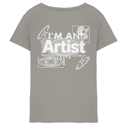 The Artist BASiCS - Kadın V Yaka Tişört
