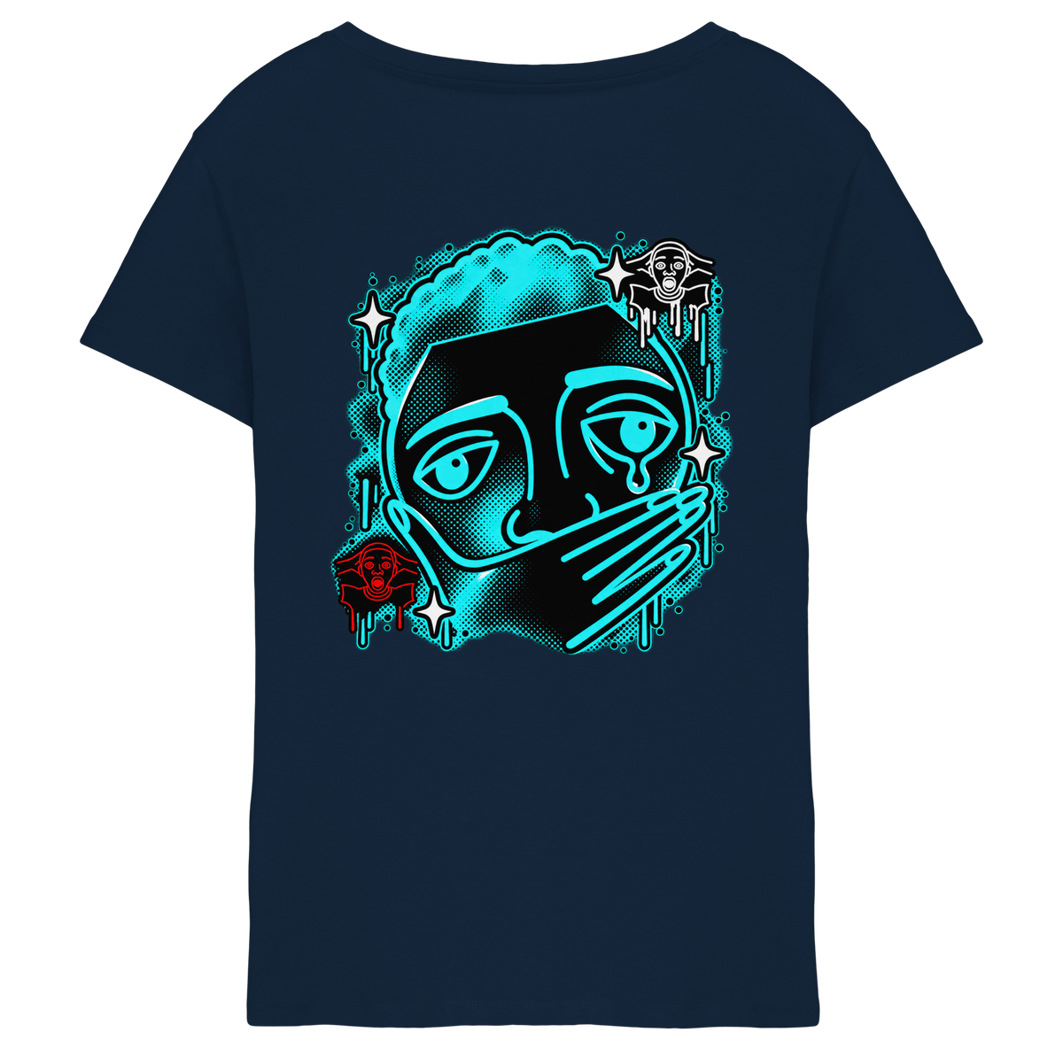 The Meme - T-shirt da donna con scollo a V