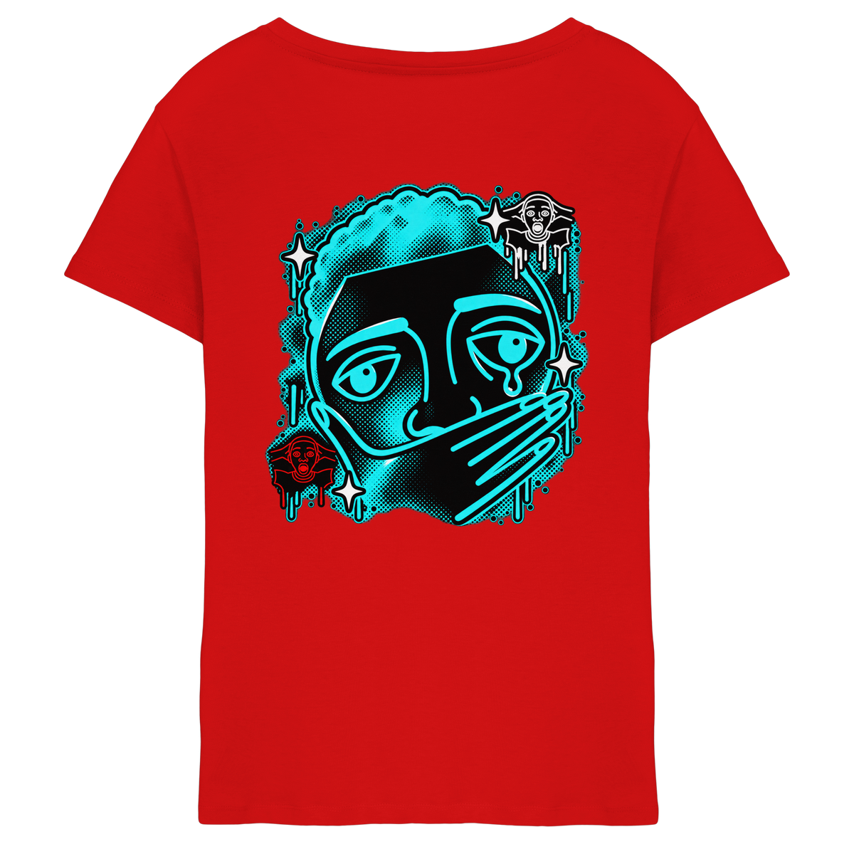 The Meme - T-shirt da donna con scollo a V