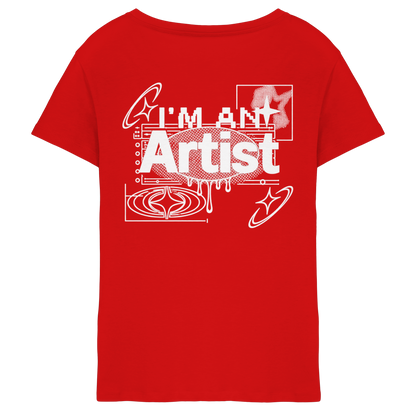 The Artist BASiCS - Kadın V Yaka Tişört