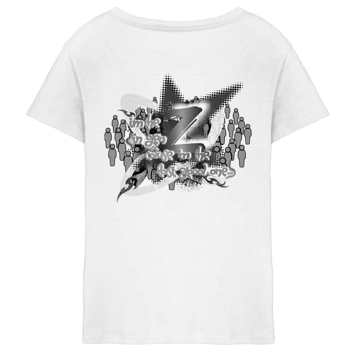 The Rebellion Z BASiCS - T-shirt da donna con scollo a V