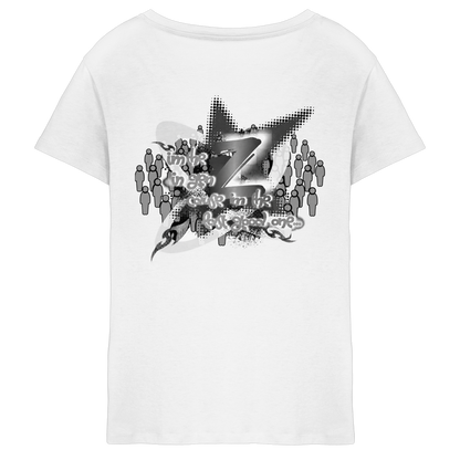 The Rebellion Z BASiCS - T-shirt da donna con scollo a V