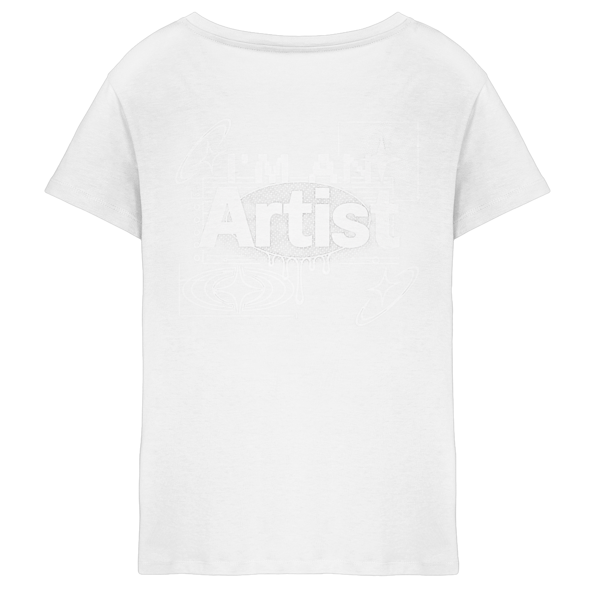 The Artist BASiCS - Kadın V Yaka Tişört