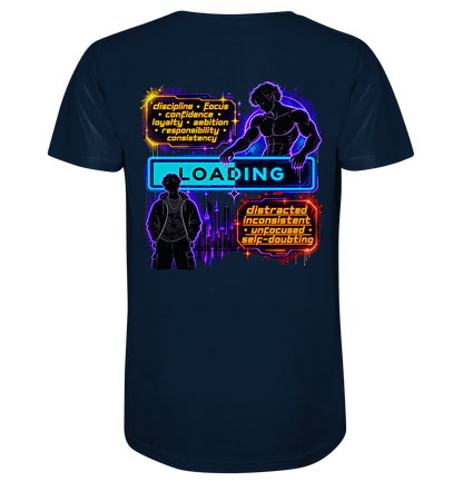 LOADiNG - Mens Organic V-Neck Shirt
