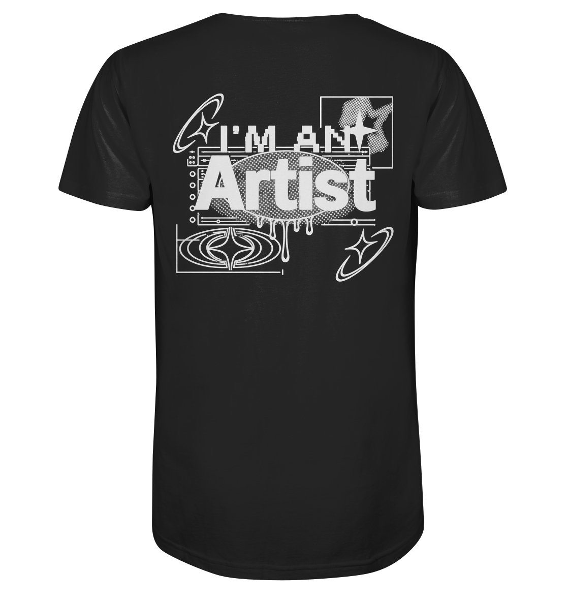 The Artist BASiCS - Mens Organic V-Neck Shirt