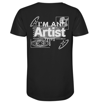 The Artist BASiCS - Mens Organic V-Neck Shirt