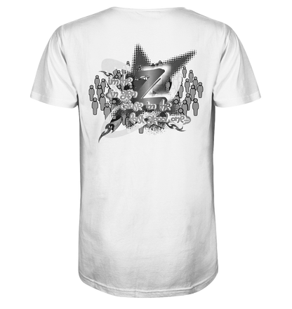 The Rebellion Z BASiC – Herren-T-Shirt mit V-Ausschnitt aus Bio-Baumwolle