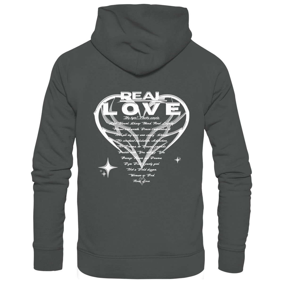 The REAL LOVE BASiCS - Organic Basic Hoodie