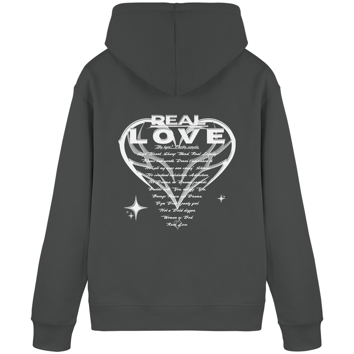 The REAL LOVE BASiCS - Organic Basic Hoodie