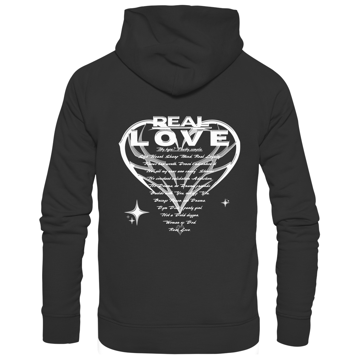 The REAL LOVE BASiCS - Organic Basic Hoodie