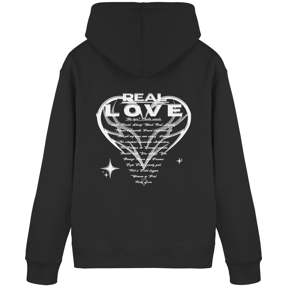 The REAL LOVE BASiCS - Organic Basic Hoodie