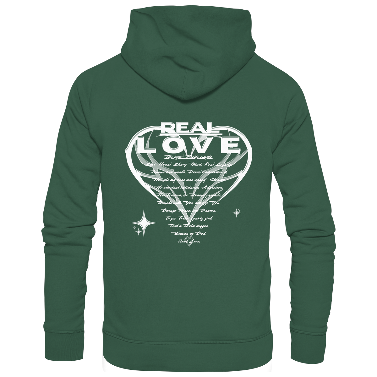 The REAL LOVE BASiCS - Organic Basic Hoodie