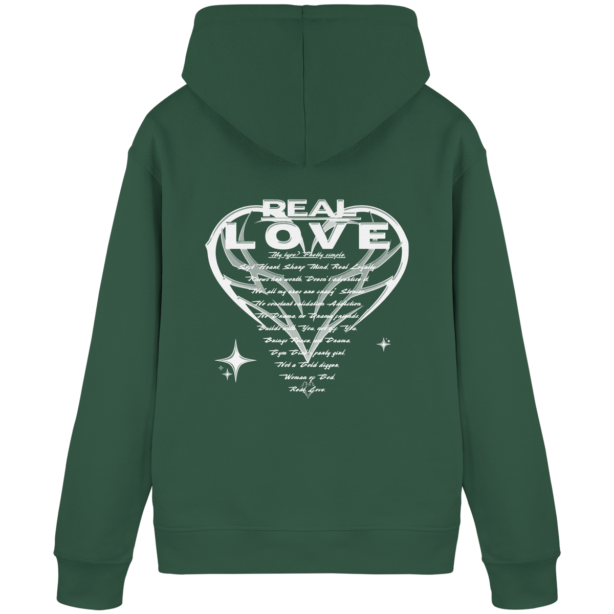 The REAL LOVE BASiCS - Organic Basic Hoodie