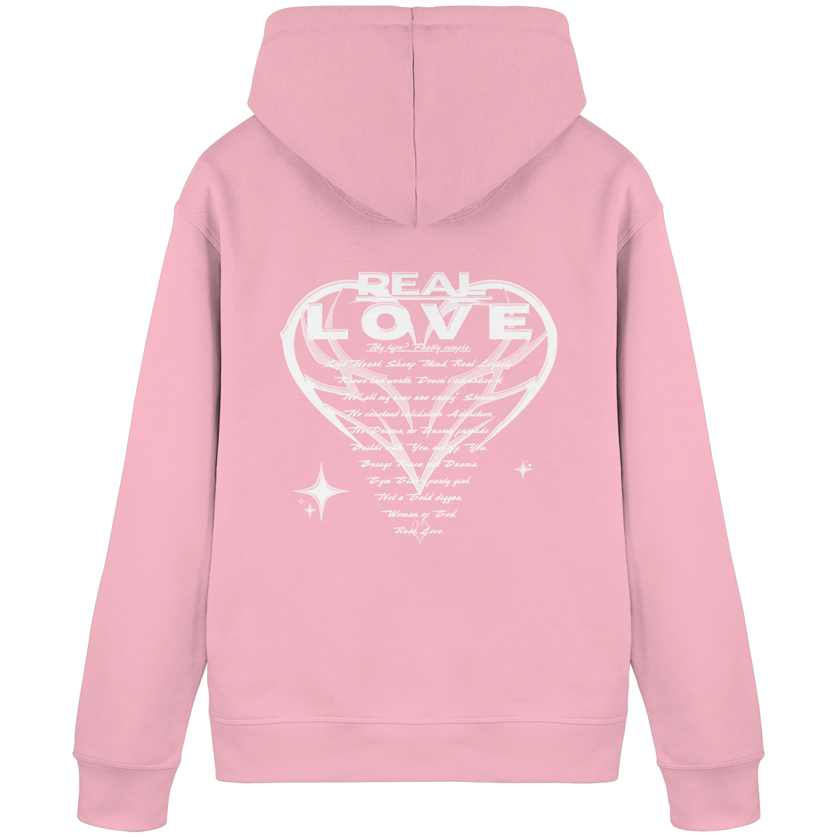 The REAL LOVE BASiCS - Organic Basic Hoodie