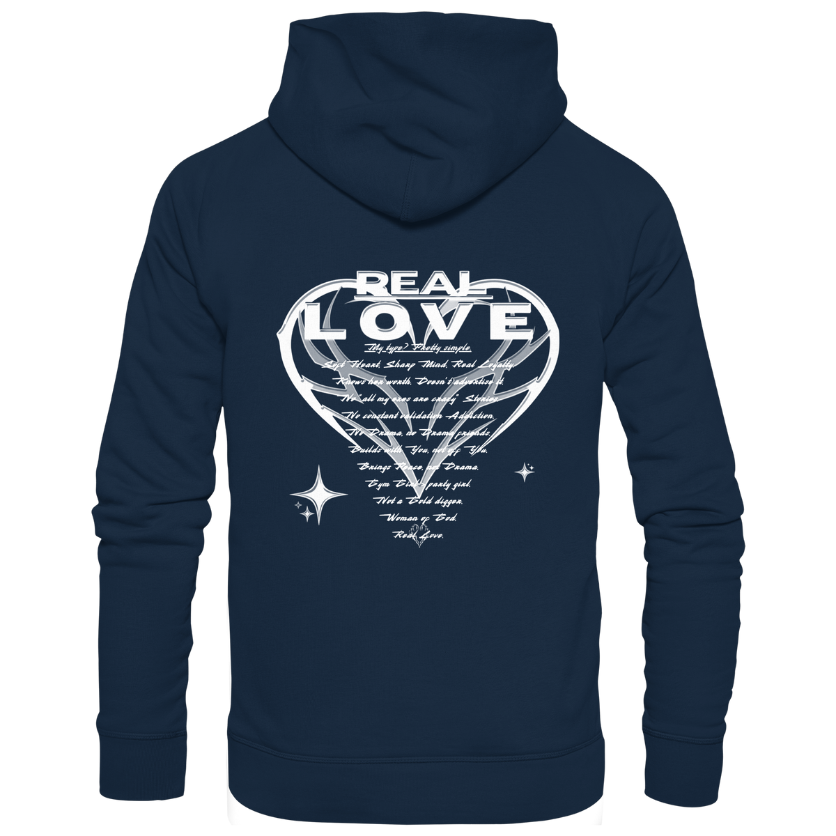 The REAL LOVE BASiCS - Organic Basic Hoodie