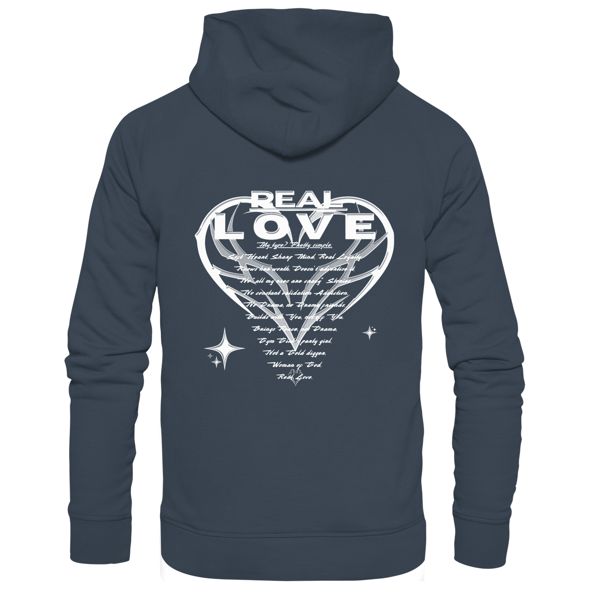 The REAL LOVE BASiCS - Organic Basic Hoodie