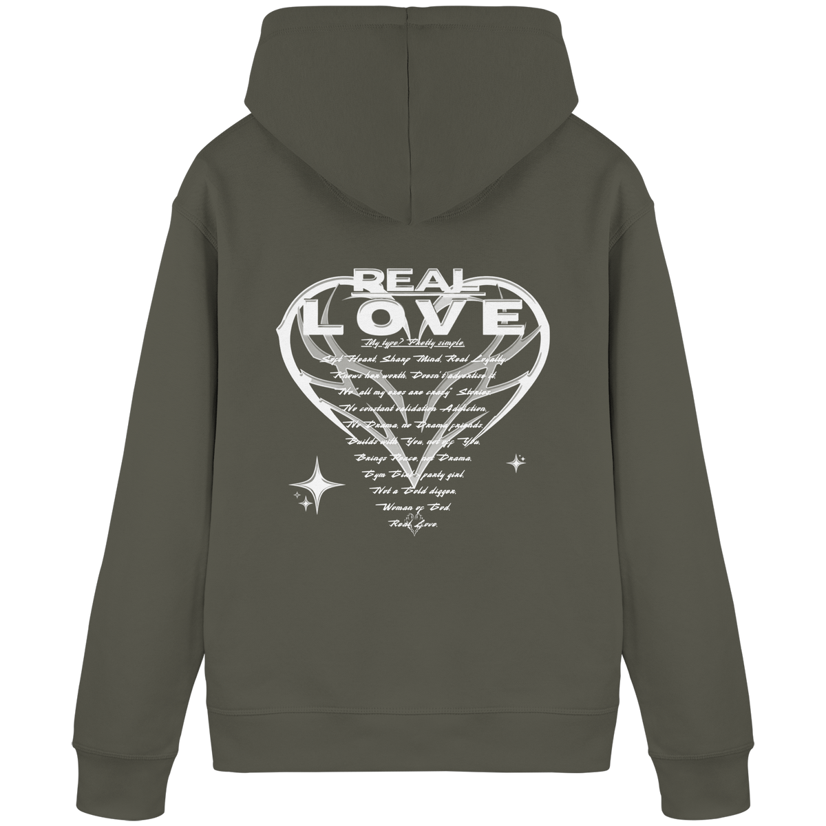 The REAL LOVE BASiCS - Organic Basic Hoodie