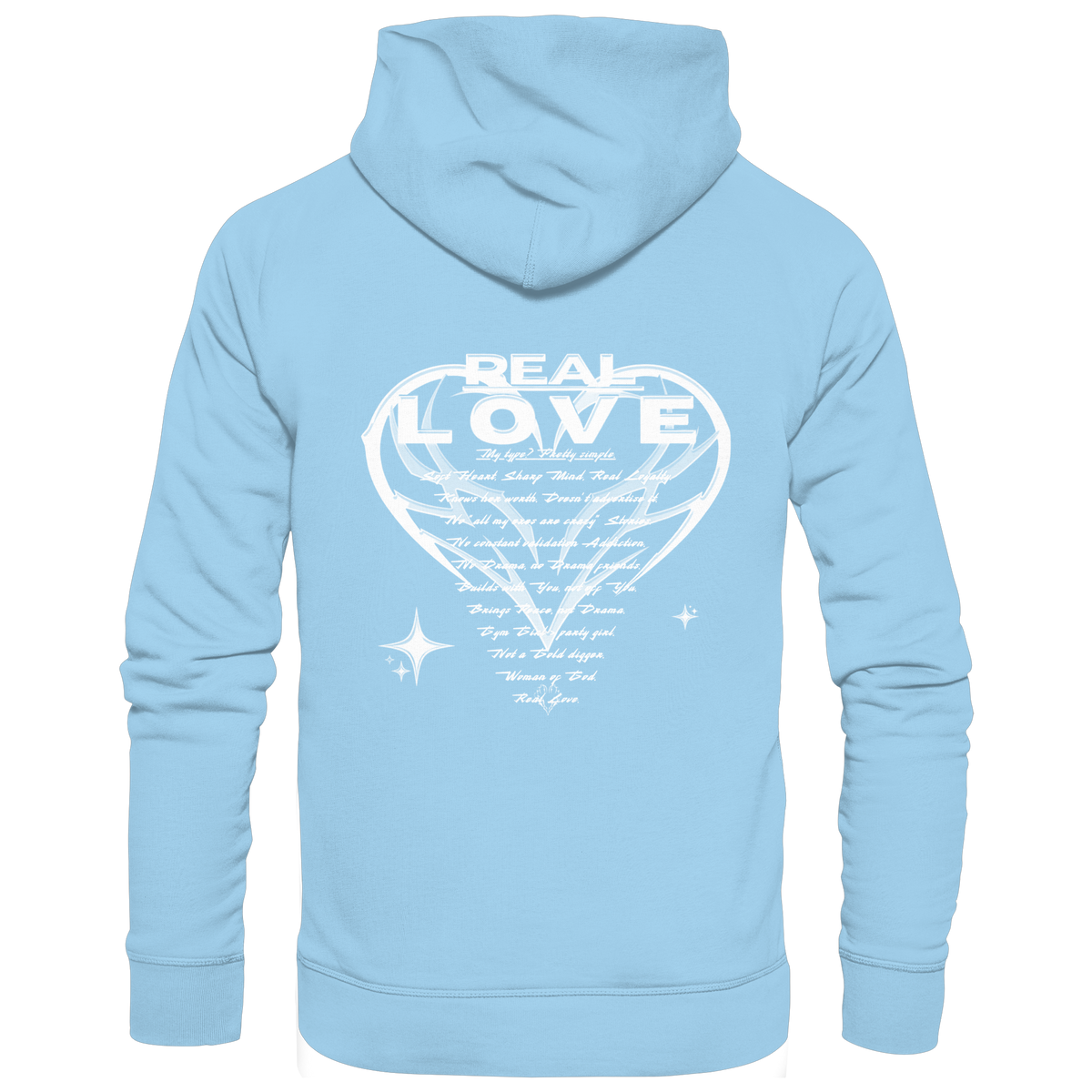 The REAL LOVE BASiCS - Organic Basic Hoodie