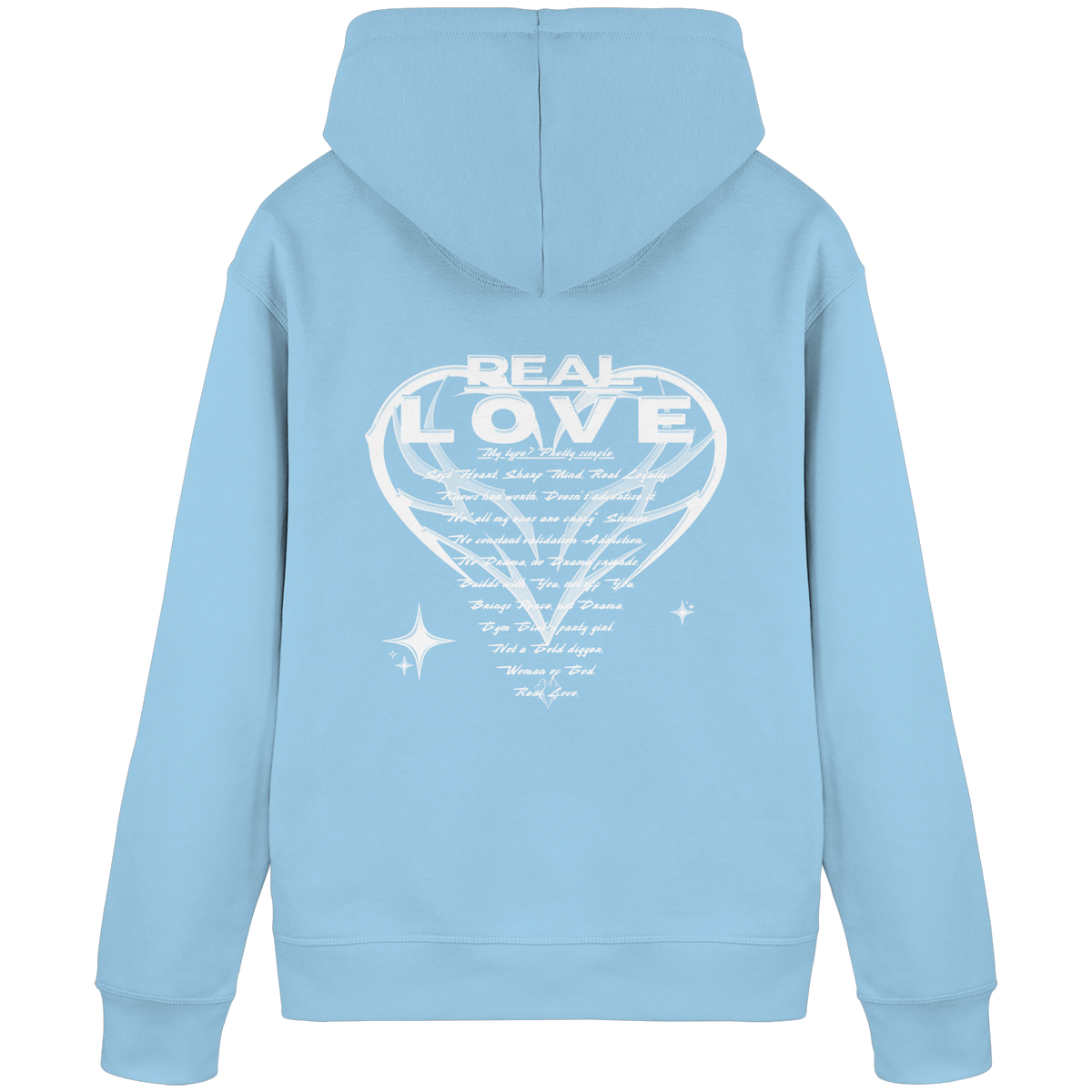The REAL LOVE BASiCS - Organic Basic Hoodie