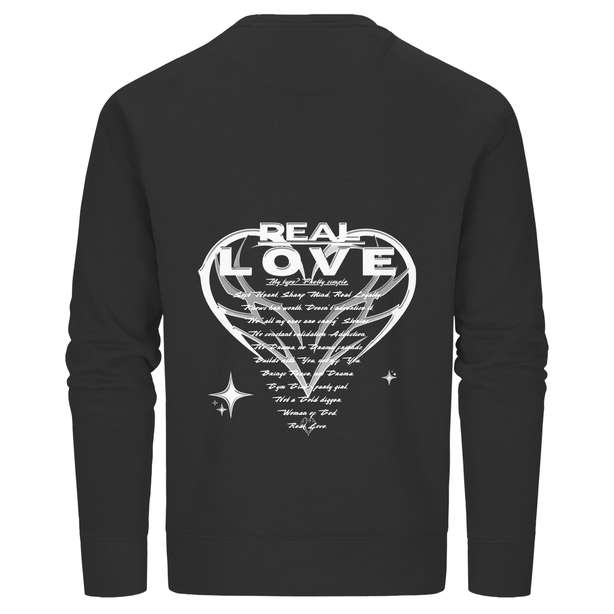 The REAL LOVE BASiCS - Organic Basic Unisex Sweatshirt