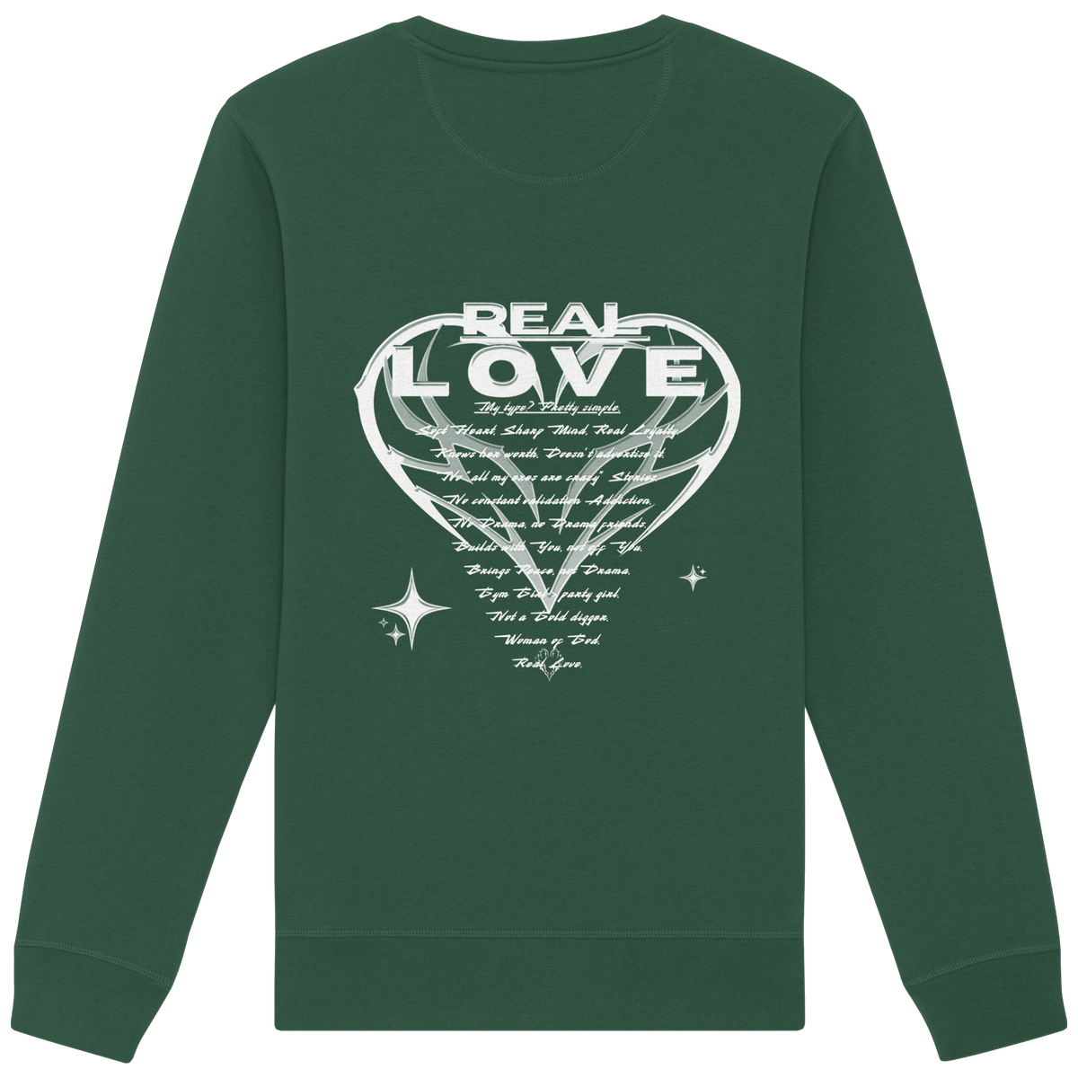 The REAL LOVE BASiCS - Organic Basic Unisex Sweatshirt