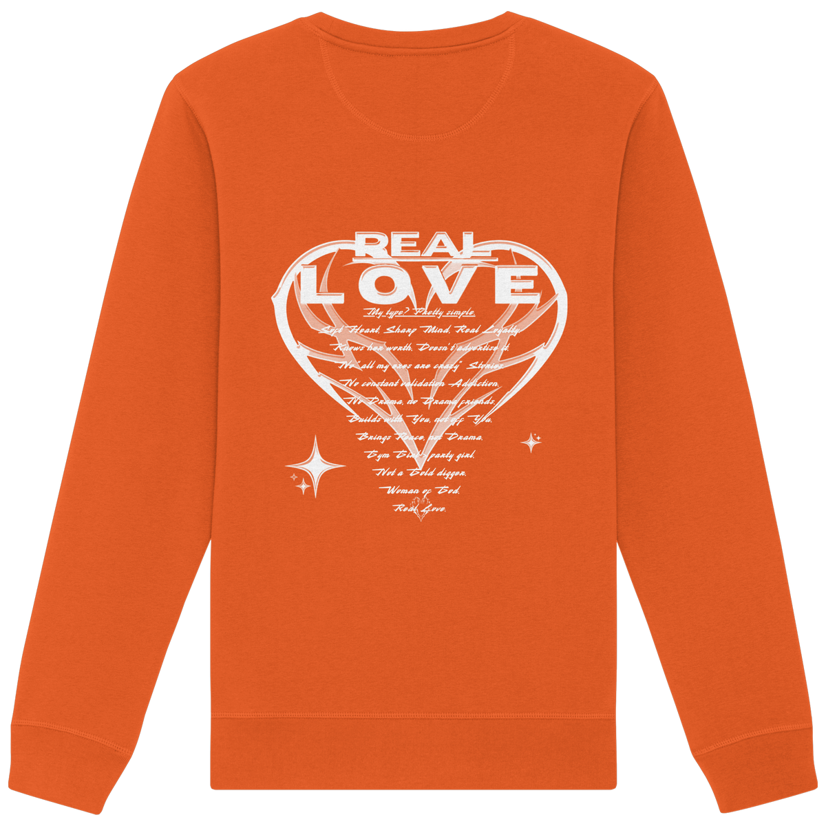 The REAL LOVE BASiCS - Organic Basic Unisex Sweatshirt