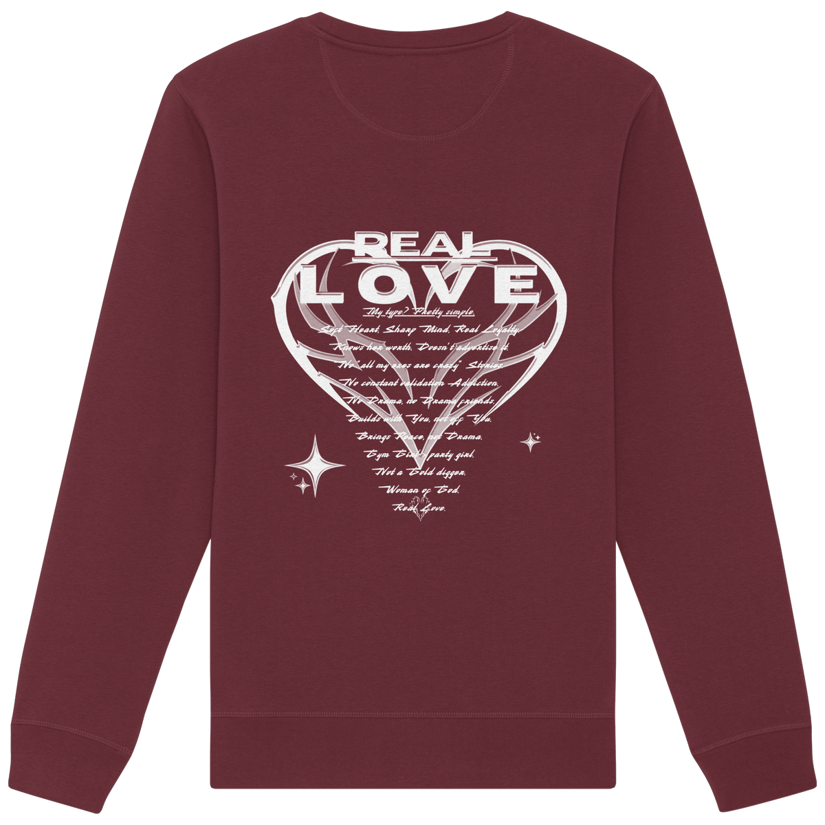 The REAL LOVE BASiCS - Organic Basic Unisex Sweatshirt