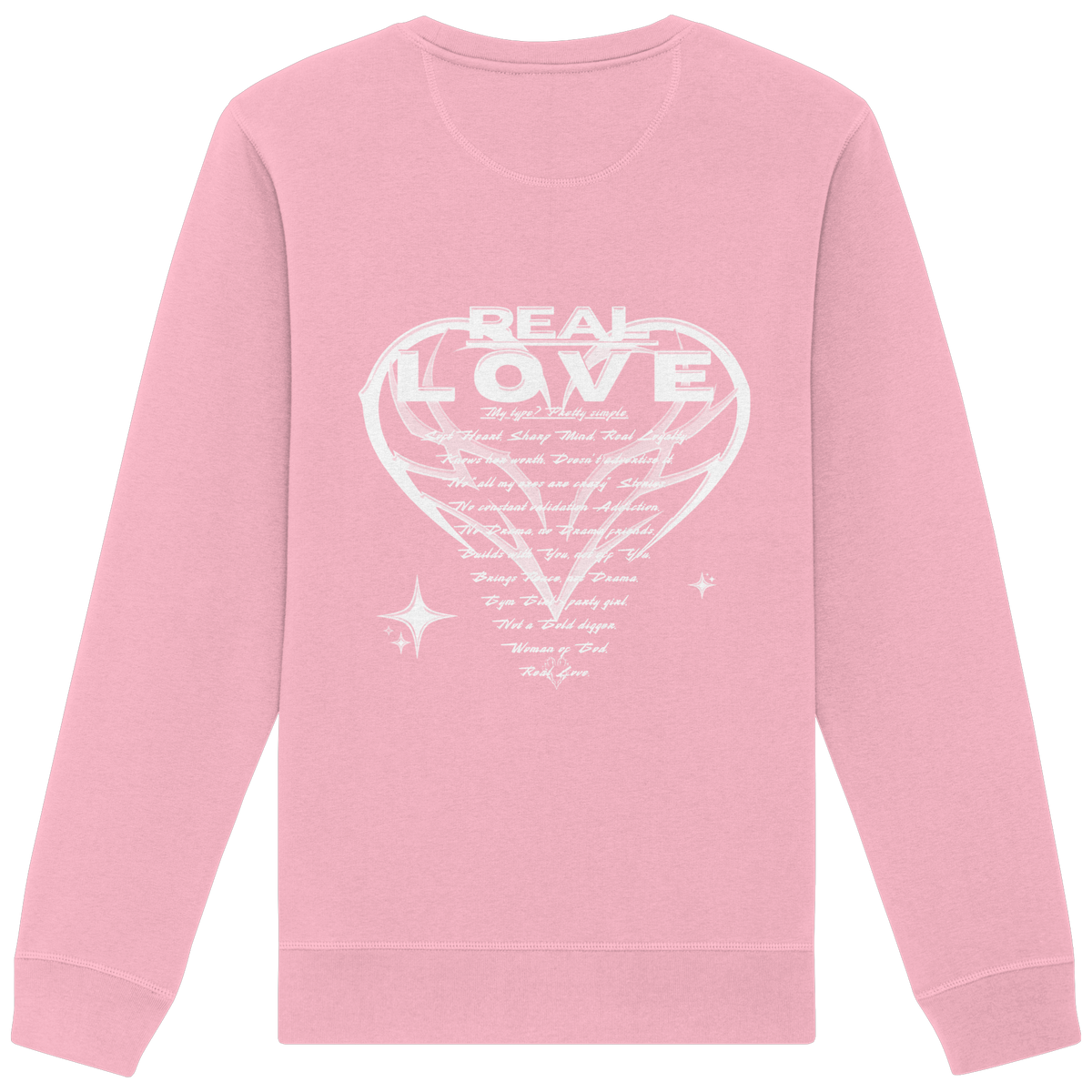The REAL LOVE BASiCS - Organic Basic Unisex Sweatshirt