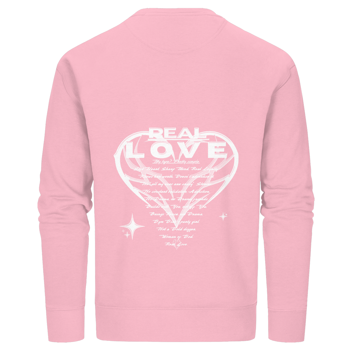 The REAL LOVE BASiCS - Organic Basic Unisex Sweatshirt