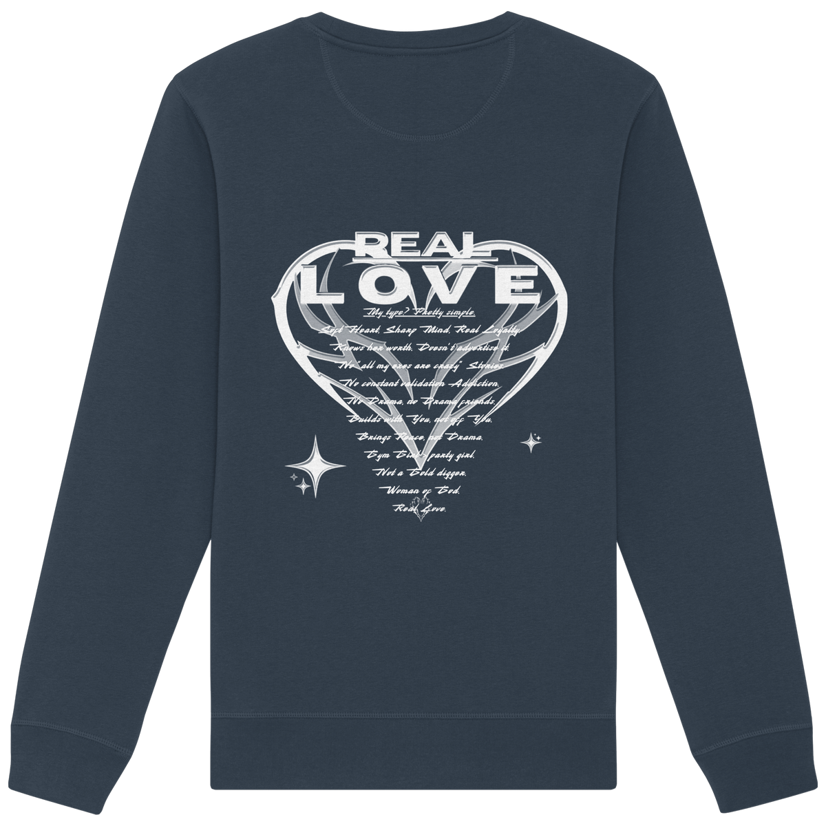 The REAL LOVE BASiCS - Organic Basic Unisex Sweatshirt