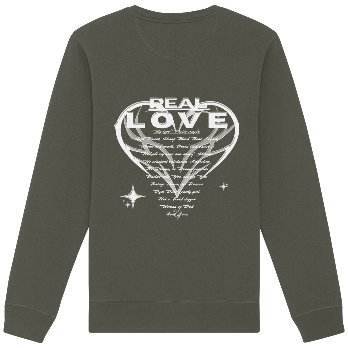 The REAL LOVE BASiCS - Organic Basic Unisex Sweatshirt